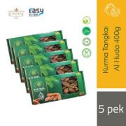 Al Huda Kurma Tangkai Deglet Nour Tunisia 400g 5 pek