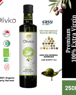 Olivko Organic Pure Extra Virgin Olive Oil 250ML