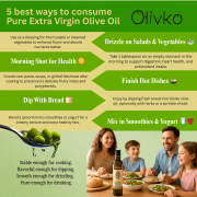 Olivko Organic Pure Extra Virgin Olive Oil 250ML