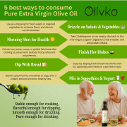 Olivko Organic Pure Extra Virgin Olive Oil 250ML
