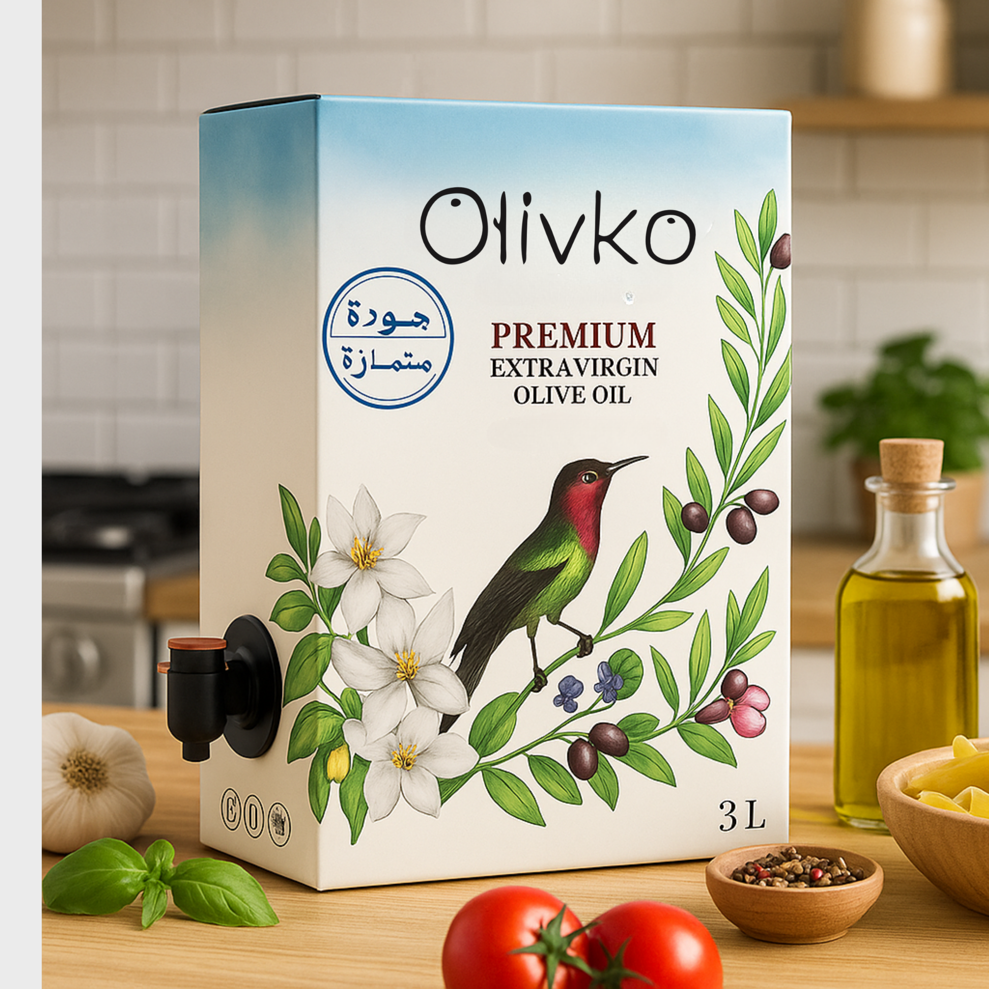 Olivko Premium Extra Virgin Olive Oil 3L